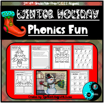 Preview of Holiday Phonics and Art Fun