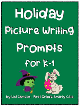 Preview of Holiday Picture Writing Prompts for K-1