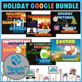 Holiday Pictures Bundle using Shapes in Google Drive