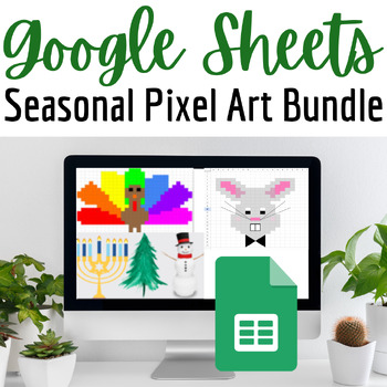 Preview of Holiday Pixel Art Bundle