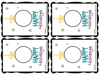 Holiday Play-Doh Gift Tags by onehappyclassroom | TpT