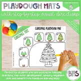 Holiday Playdough Mats with Step-by-Step Visual Directions