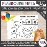 Holiday Playdough Mats with Step-by-Step Visual Directions