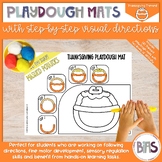 Holiday Playdough Mats with Step-by-Step Visual Directions