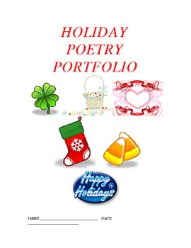 Preview of Holiday Poetry Portfolio