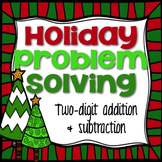Holiday Problem Solving - 2-digit Addition & Subtraction