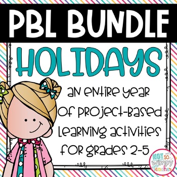 Preview of Holiday Project Based Learning Bundle