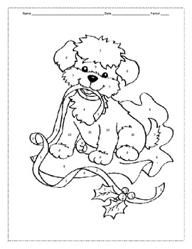 Download Holiday Puppy Proportions by Kim Riggs | Teachers Pay Teachers