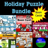 Holiday Puzzles Boom Cards Bundle