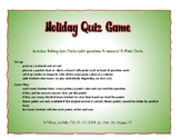 Holiday Quiz Game