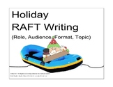 Holiday RAFT Writing (Role, Audience, Format, Topic) PDF