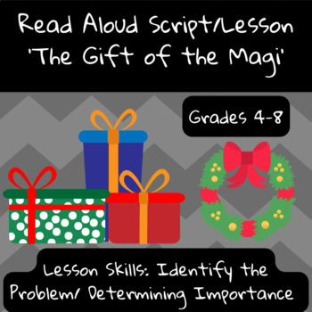 Preview of Holiday Read Aloud, 'The Gift of the Magi'- Identify the problem