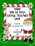 Holiday Read-the-Room Word-Shapes Center