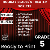 Holiday Reader's Theaters Reading Fluency for 4th-5th Grade