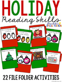 Holiday Reading File Folders (22 tasks included)