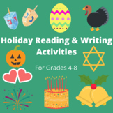 Holiday Reading and Writing Activities Bundle
