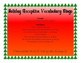 Holiday Receptive Vocabulary Bingo