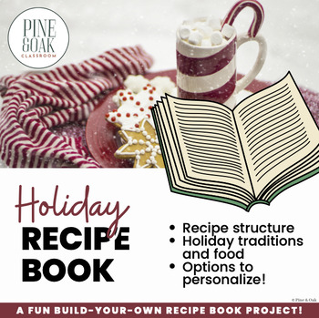 Preview of Winter Holiday / Christmas Recipe Book / Cookbook Template