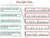 Holiday Rhythm Match Worksheet - Use Songs to Improve Rhyt