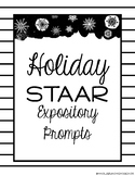 Holiday STAAR Expository Writing Prompts!