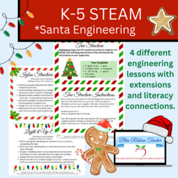 Preview of Holiday STEAM Lessons with Extensions