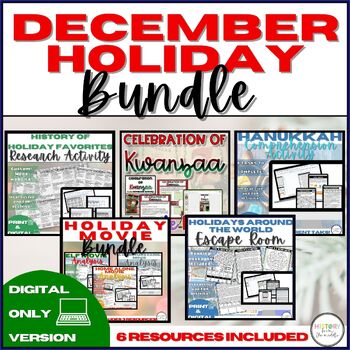 Preview of Holiday SUPER Bundle for December - Digital Versions