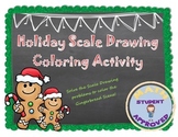 Holiday Scale Drawing Coloring Activity