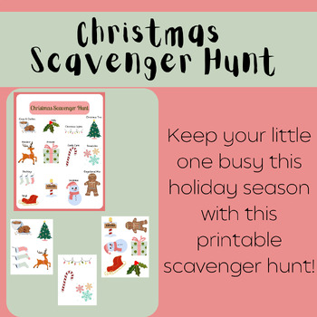 Holiday Scavenger Hunt by ThreeSisters Homeschool | TPT