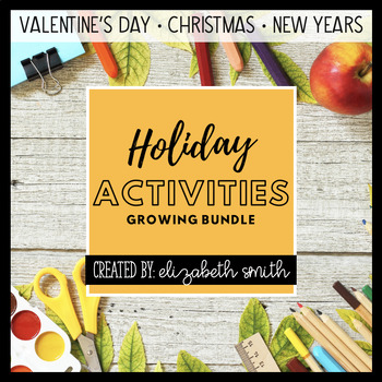 Preview of Holiday Science Activities | Growing Bundle