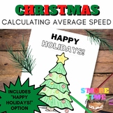 Holiday Science Activity - Calculating Speed Color by Number