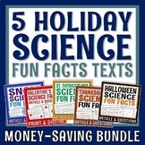 Holiday Science Fun Facts Article and Worksheet BUNDLE
