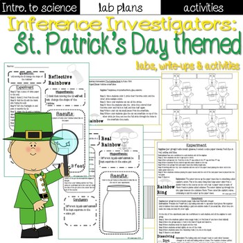 Preview of Holiday Science: St. Patrick's Day Themed experiments and crafts