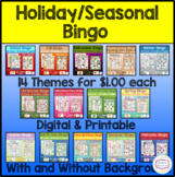 Holiday/Seasonal Bingo - Digital & Printable
