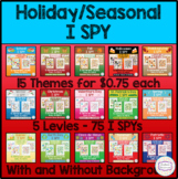 Holiday/Seasonal I SPY Bundle - Fun Games & Activities