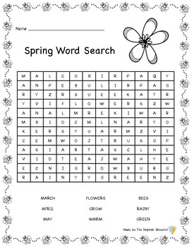 Holiday & Seasonal Word Searches FREE SAMPLE by The Inspired Educator