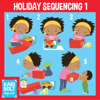 Preview of Holiday Sequencing Clip Art