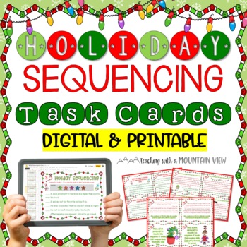 Holiday Sequencing Task Cards 