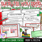 Holiday Shopping Christmas Math Project - PBL Activity Cen