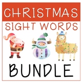 Holiday Sight Word Game Bundle
