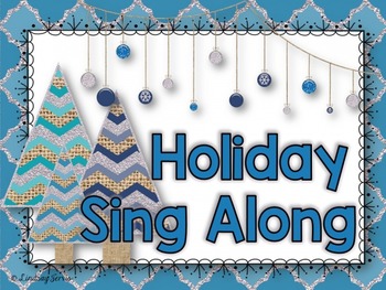 Preview of Holiday Sing Along Powerpoint {Editable Add On}