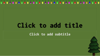 Preview of Holiday Slideshow Template