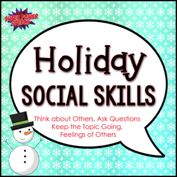 Preview of Holiday Social Skills