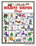 Holiday Sounds Bingo (Christmas Bingo with SOUND EFFECTS)