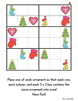 christmas sudoku printable free puzzle baron
