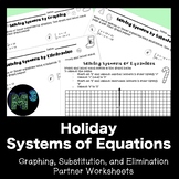 Holiday Systems of Equations Partner Worksheet