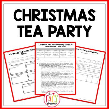 Preview of Life Skills How to Host and Plan A Christmas Tea Party | Cooking | FCS