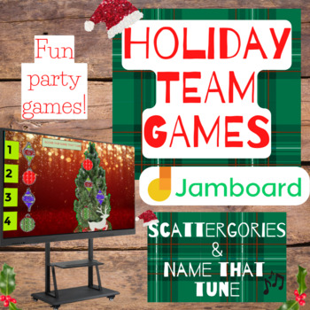 Holiday Team Games with Google Jamboard™ by Jo Jo's Jungle | TpT