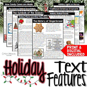 Preview of Holiday Text Features (Print & Digital)