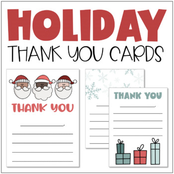 Preview of Holiday Thank You Cards