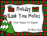 Holiday Thank You Notes